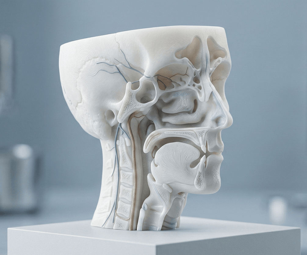 ORL / ENT anatomical model for surgical planning
