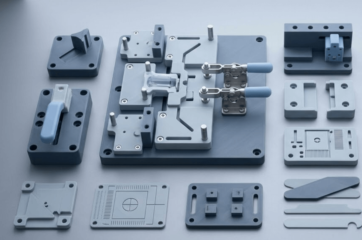 Precision 3D-printed jigs and fixtures for production